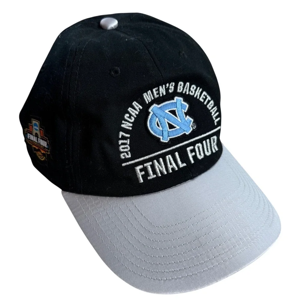 Jordan North Carolina Tar Heels 2017 NCAA National Champions‎ Hat Snapback Black